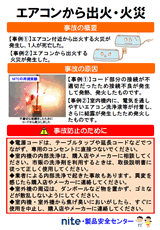 エアコンから出火・火災