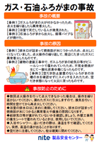 ガス･石油ふろがまの事故
